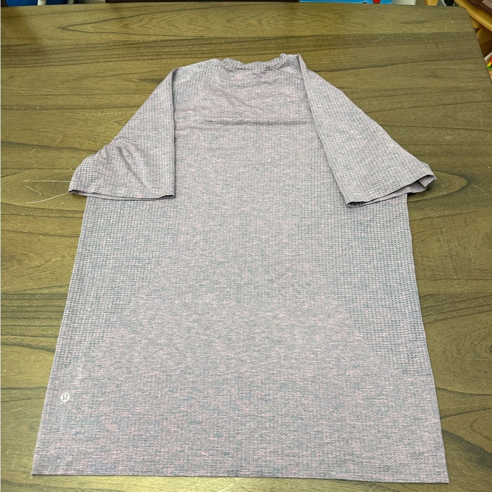 Blue/pink Metal Vent Lululemon Teeshirt
